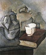 Juan Gris The still lief having book oil painting picture wholesale